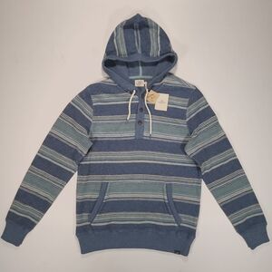 Faherty Campfire Hoodie in Seascape Ombre Stripe x Huckberry Mens Medium NWTs